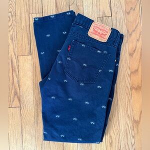 Levi's 511 32 x 32 Men's Jeans ~ Blue Rising sun print. Limited edition